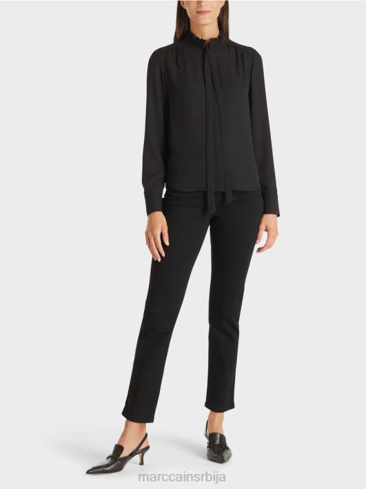 тече блуза Marc Cain D688993 црн одећу