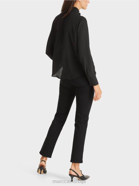 тече блуза Marc Cain D688993 црн одећу