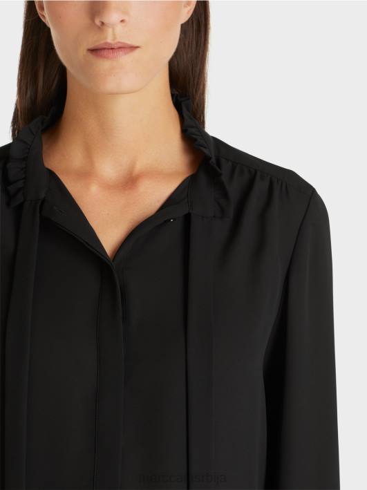 тече блуза Marc Cain D688993 црн одећу