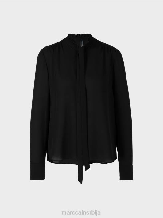 тече блуза Marc Cain D688993 црн одећу