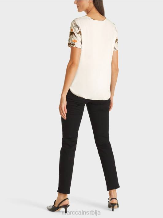 блуза кошуља са леопардима Marc Cain D688998 нова снежна бела одећу