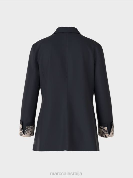 сако са двоструким копчањем Marc Cain D688148 поноћно плава одећу