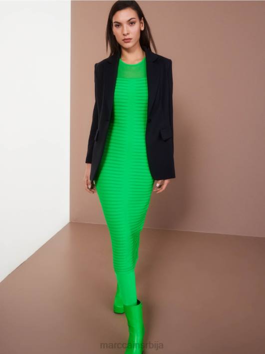 припијени блејзер са украсним џеповима Marc Cain D688154 црн одећу