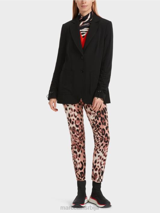 кројени блејзер Marc Cain D688158 црн одећу