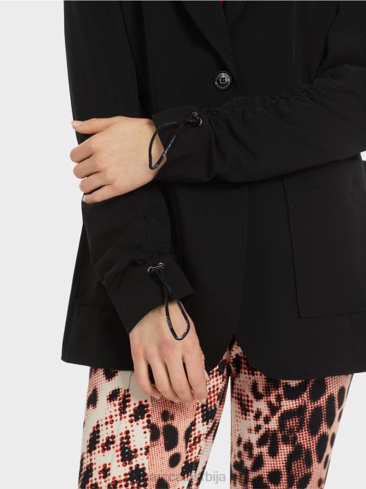 кројени блејзер Marc Cain D688158 црн одећу