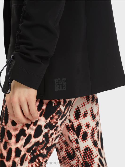 кројени блејзер Marc Cain D688158 црн одећу