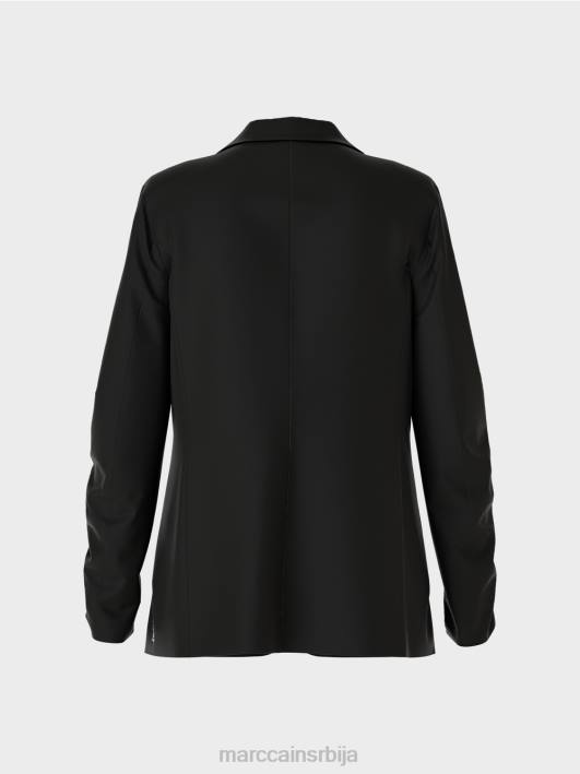 кројени блејзер Marc Cain D688158 црн одећу