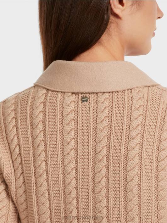 блејзер плетен у Немачкој Marc Cain D688159 светла карамела одећу