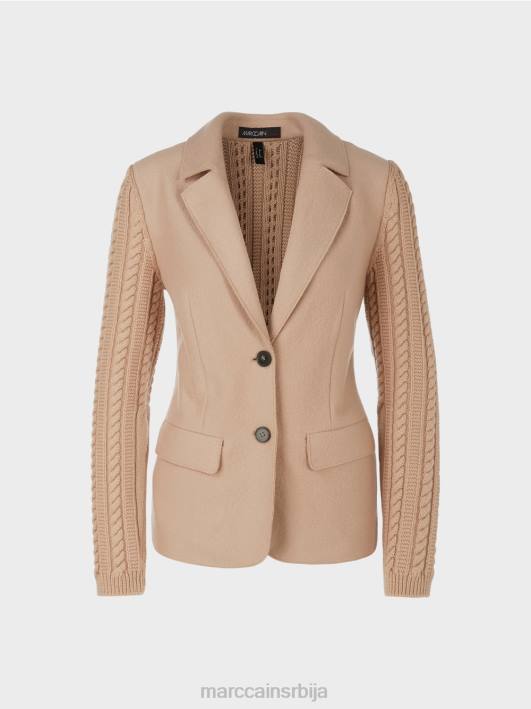 блејзер плетен у Немачкој Marc Cain D688159 светла карамела одећу