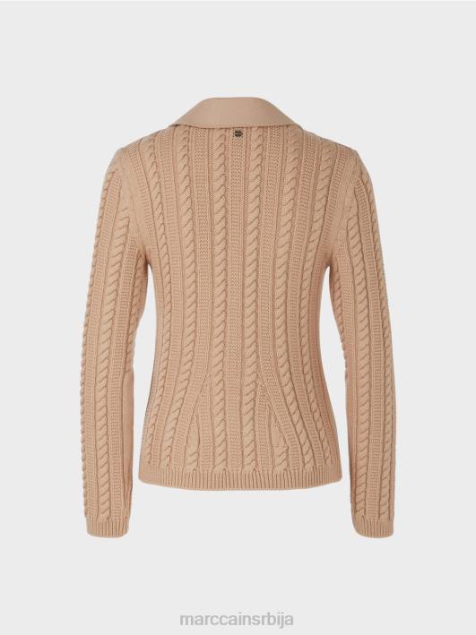блејзер плетен у Немачкој Marc Cain D688159 светла карамела одећу