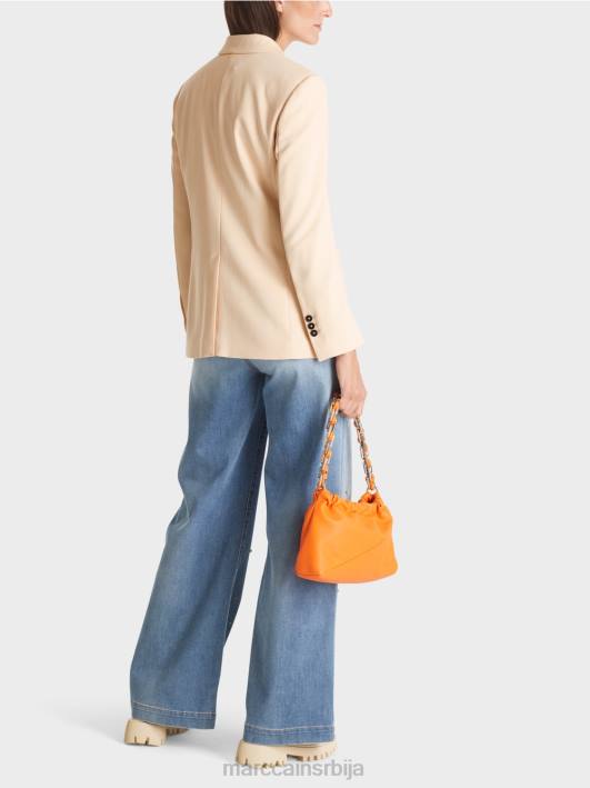 дуги блејзер Marc Cain D688160 тамна крема одећу