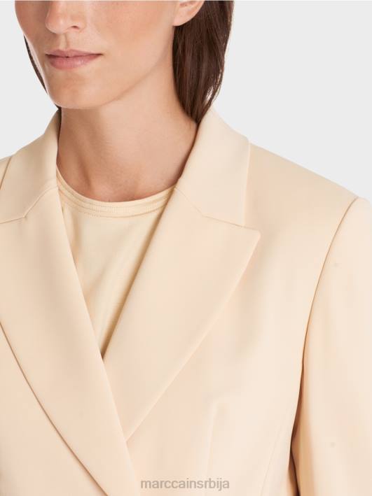 дуги блејзер Marc Cain D688160 тамна крема одећу