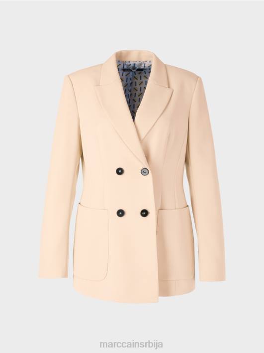 дуги блејзер Marc Cain D688160 тамна крема одећу
