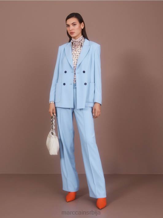 дуги блејзер Marc Cain D688162 тамно летње небо одећу