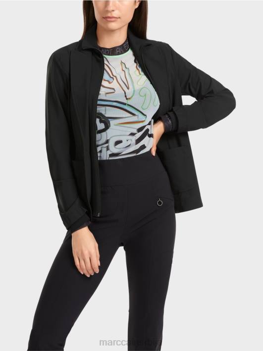 блејзер два у једном Marc Cain D688166 црн одећу