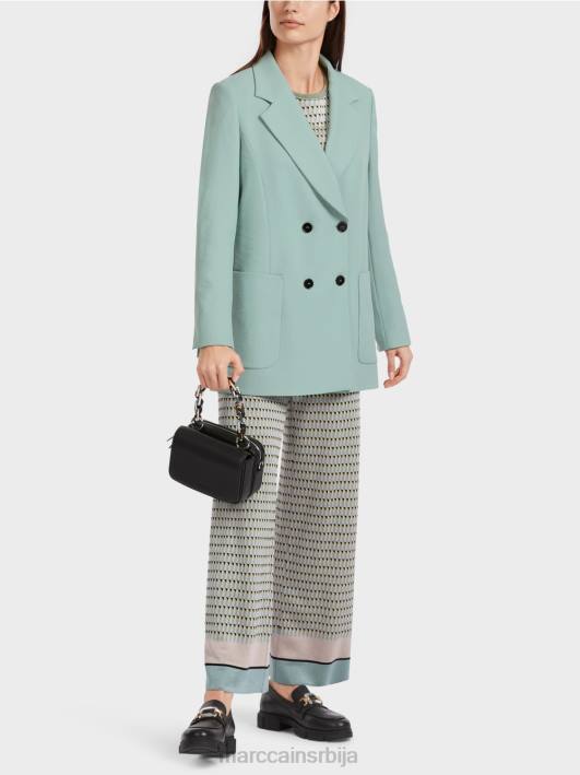 блејзер са набораним изгледом Marc Cain D688169 тамно небо плаво одећу