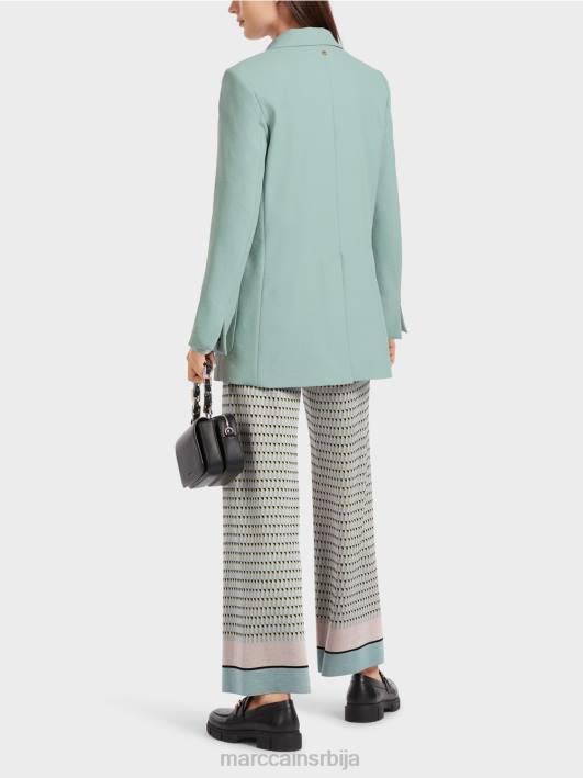 блејзер са набораним изгледом Marc Cain D688169 тамно небо плаво одећу