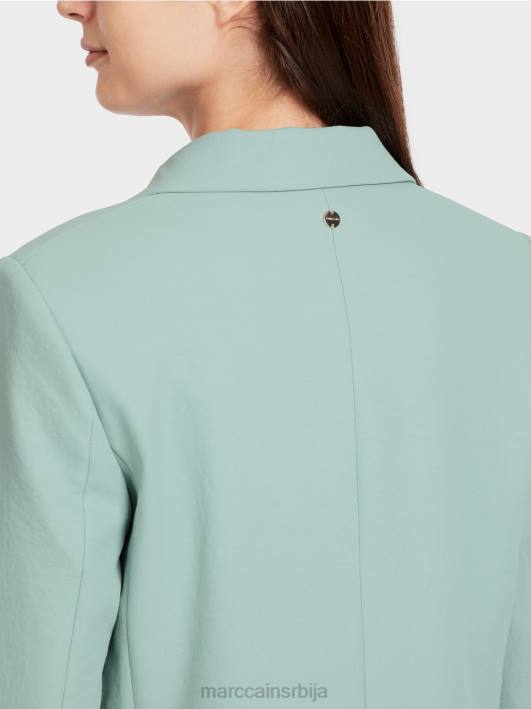 блејзер са набораним изгледом Marc Cain D688169 тамно небо плаво одећу