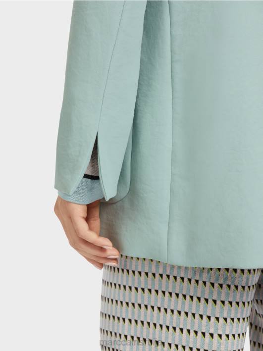 блејзер са набораним изгледом Marc Cain D688169 тамно небо плаво одећу