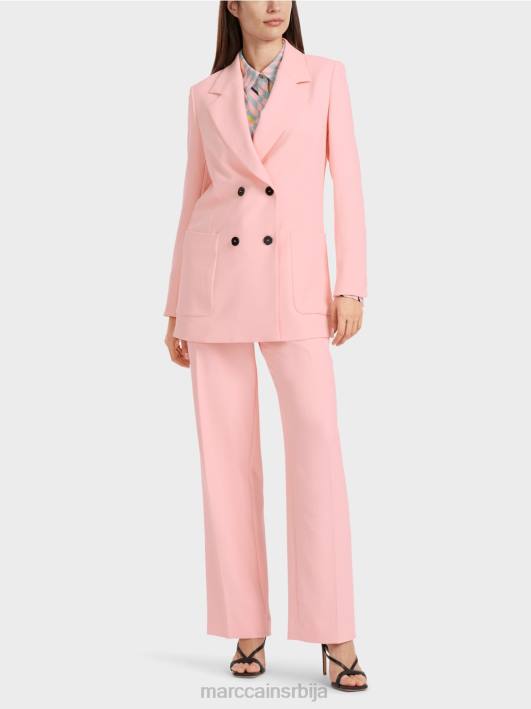 блејзер са набораним изгледом Marc Cain D688173 меки пудер розе одећу