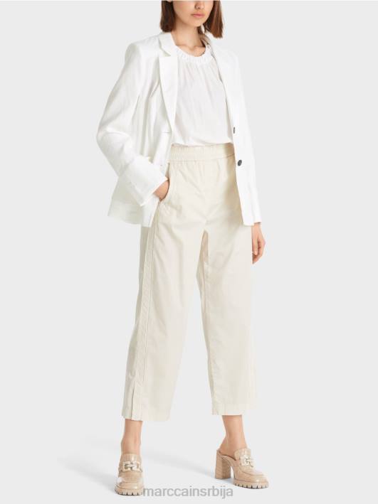 блејзер са платном који грли фигуру Marc Cain D688183 бео одећу
