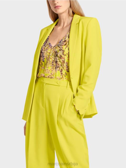 елегантан блејзер Marc Cain D688185 лимун зелена одећу