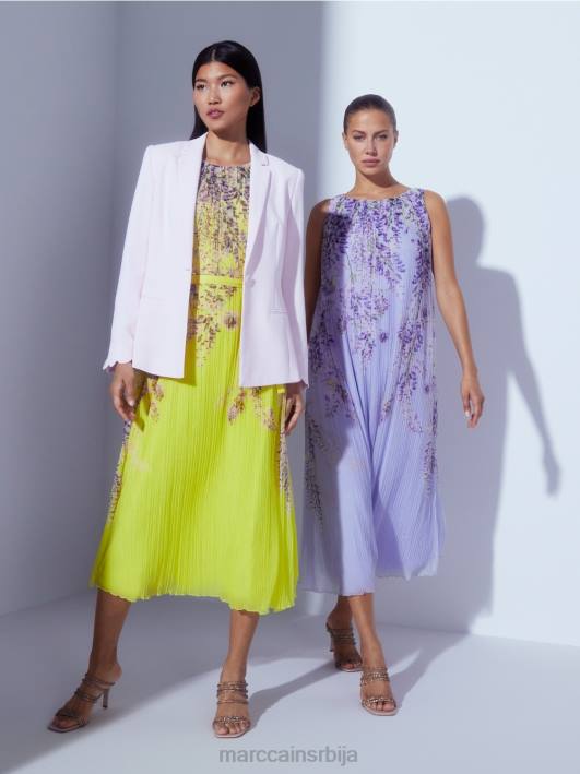 елегантан блејзер Marc Cain D688187 нежно розе одећу