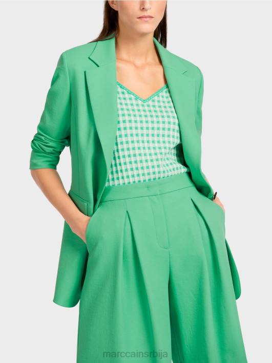 блејзер обичне боје Marc Cain D688193 светли жад одећу