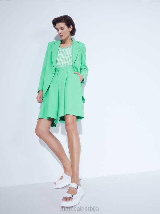 блејзер обичне боје Marc Cain D688193 светли жад одећу