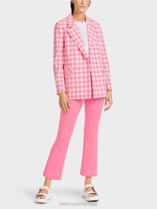 блејзер са виши каром Marc Cain D688194 светло розе одећу