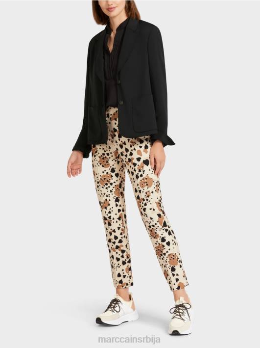 блејзер са широким ревером Marc Cain D688206 црн одећу