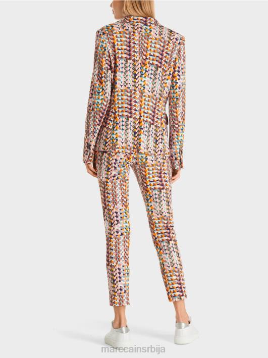 блејзер у меком дресу за роњење Marc Cain D688210 краљевски пурпур одећу