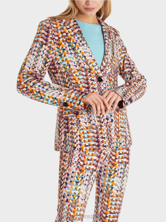 блејзер у меком дресу за роњење Marc Cain D688210 краљевски пурпур одећу