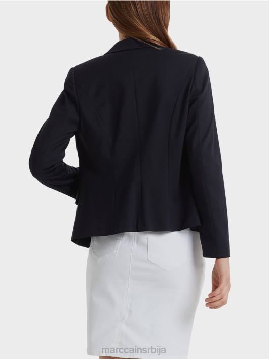 лагани блејзер у фином дресу Marc Cain D688213 поноћно плава одећу