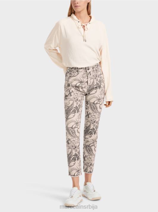 силаа фармерке "преиспитамо заједно". Marc Cain D688749 цвет бадема одећу