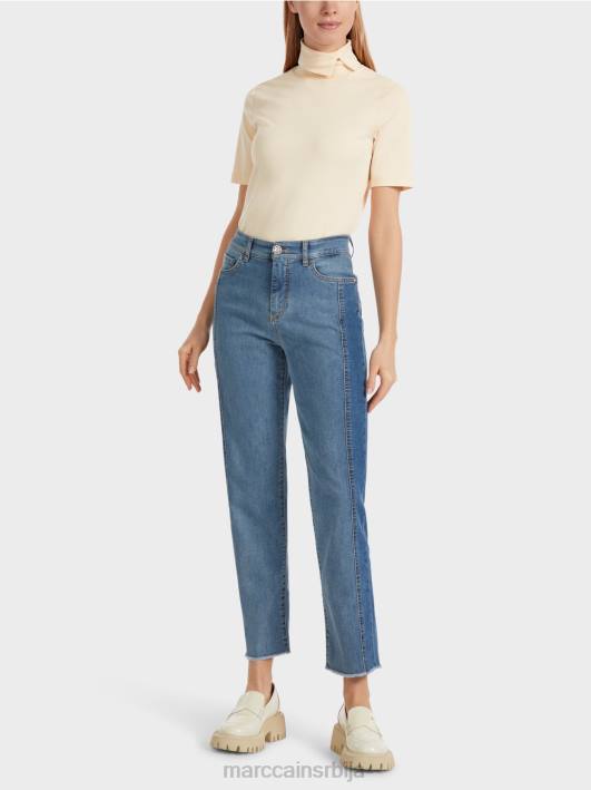 фили фармерке у патцхворк дизајну Marc Cain D688754 винтаге плава одећу