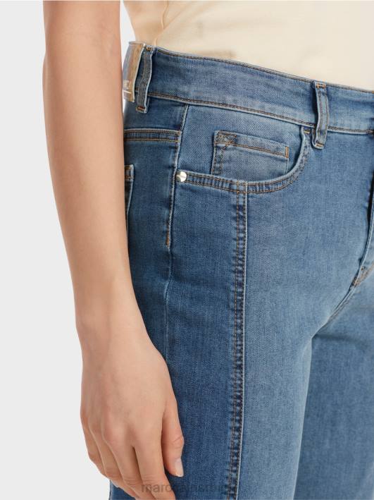 фили фармерке у патцхворк дизајну Marc Cain D688754 винтаге плава одећу