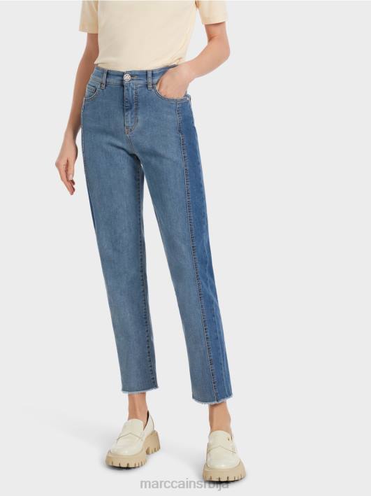 фили фармерке у патцхворк дизајну Marc Cain D688754 винтаге плава одећу