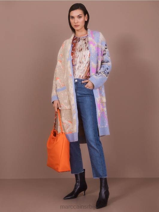 фили фармерке у патцхворк дизајну Marc Cain D688754 винтаге плава одећу