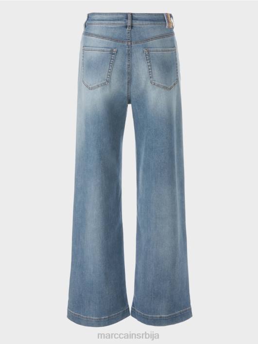 Варри фармерке извезене бисерима Marc Cain D688756 винтаге плава одећу