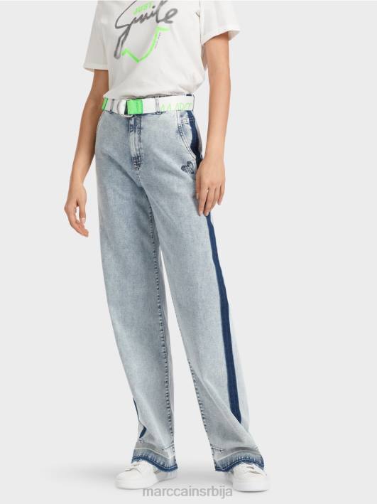 деним фармерке виган са дии ефектом Marc Cain D688761 лагани тексас одећу