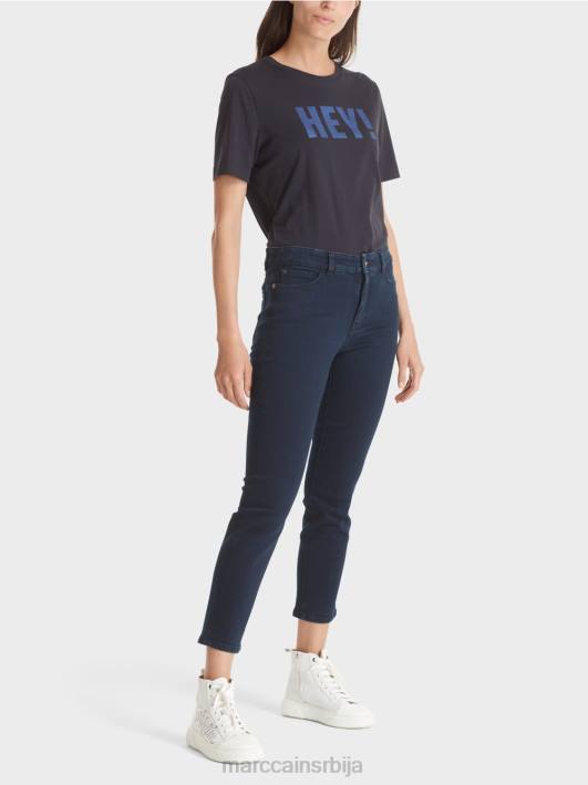 силаа фармерке "преиспитамо заједно". Marc Cain D688773 поноћно плава одећу