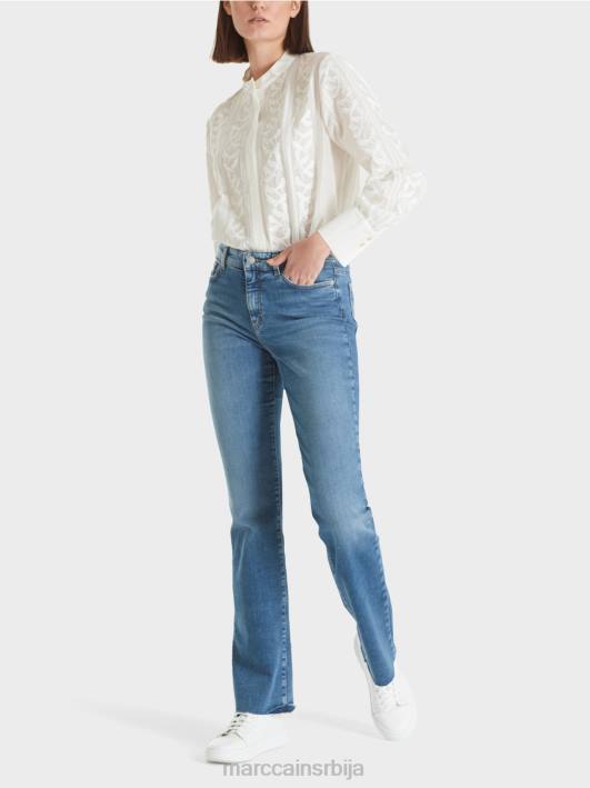 фаро фармерке "преиспитамо заједно". Marc Cain D688778 винтаге плава одећу