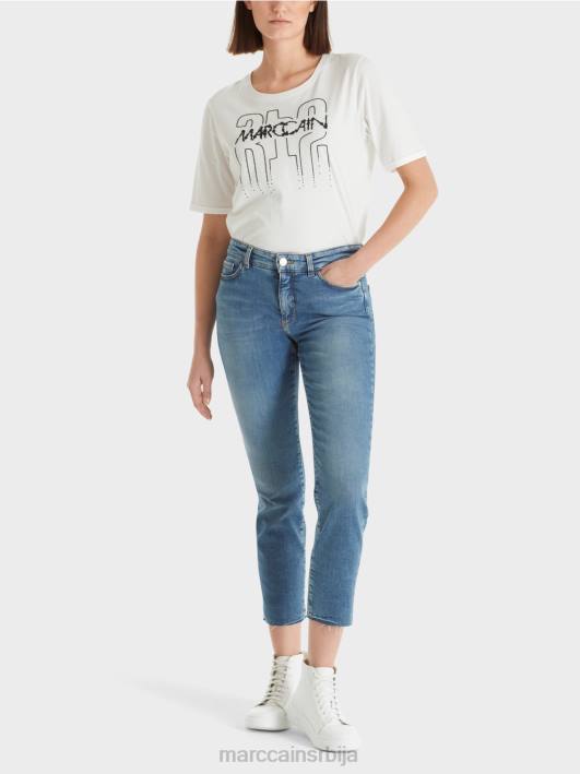 силаа фармерке "преиспитамо заједно". Marc Cain D688786 винтаге плава одећу