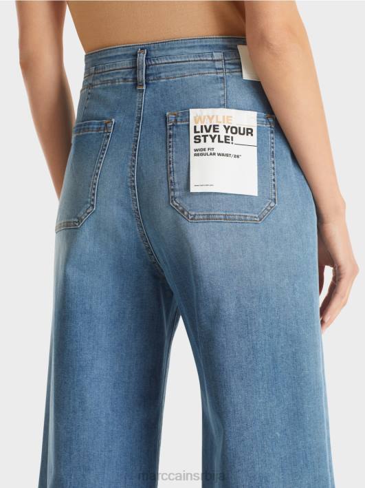 вилие фармерке са гајтаном Marc Cain D688787 плави тексас одећу