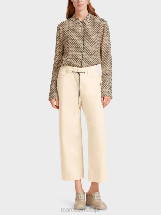 „промислите заједно“ фармерке са пет џепова Marc Cain D688792 цреме одећу