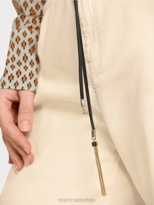 „промислите заједно“ фармерке са пет џепова Marc Cain D688792 цреме одећу