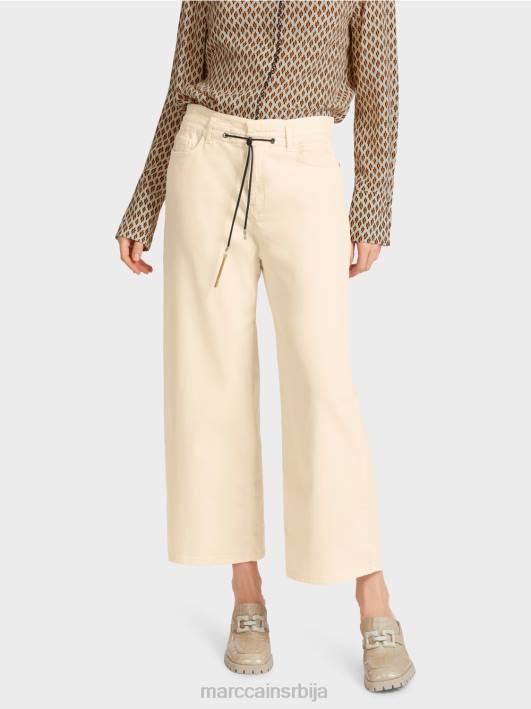 „промислите заједно“ фармерке са пет џепова Marc Cain D688792 цреме одећу