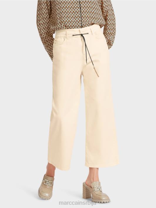 „промислите заједно“ фармерке са пет џепова Marc Cain D688792 цреме одећу