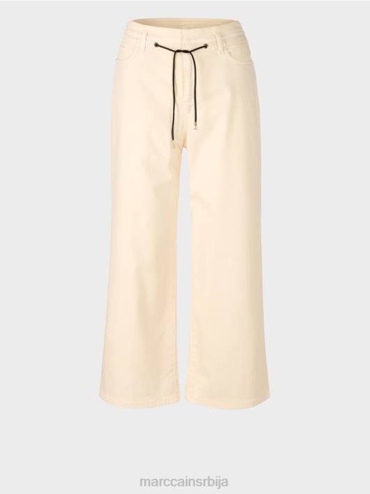 „промислите заједно“ фармерке са пет џепова Marc Cain D688792 цреме одећу